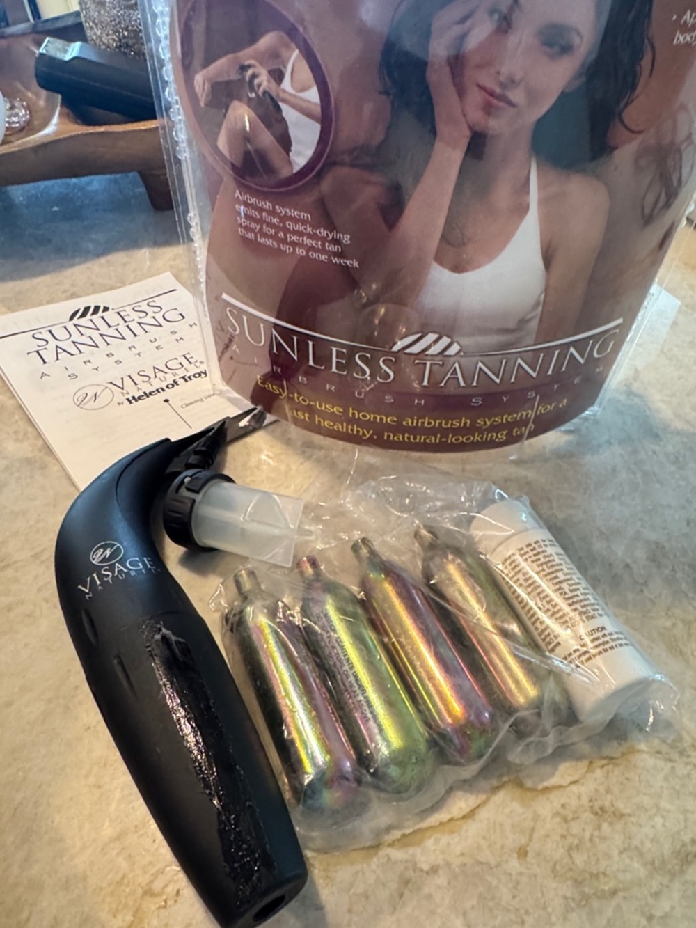 Sage Sunless Tanning Airbrush Bronzer Kit - Brown